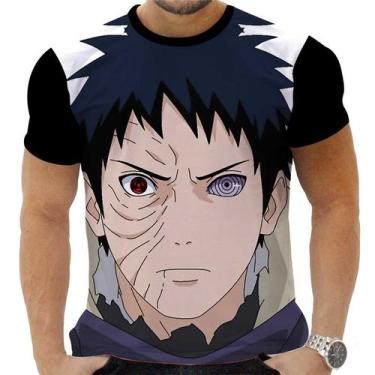 Imagem de Camiseta Camisa Personalizada Anime Naruto Obito Uchiha 04 - Zahir Sto