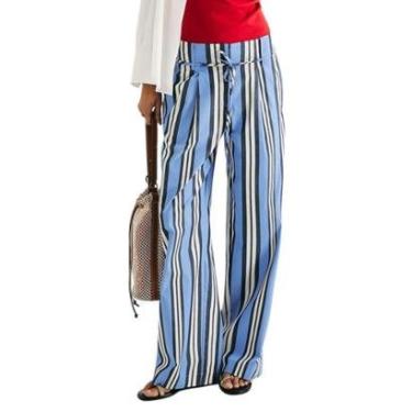 Imagem de Calça Hering Feminina Reta Em Fio Tinto-Feminino