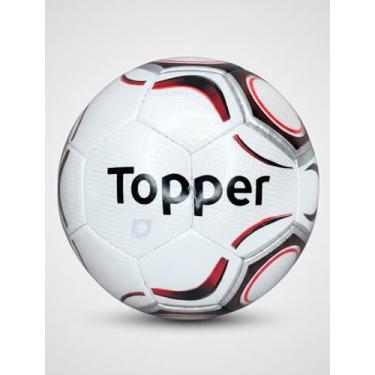 Imagem de Bola Futebol Campo Topper Maestro Pro Grama Tamanho Oficial Profissional Jogo Costurada à Mão