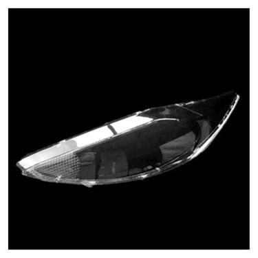 Imagem de FLJOYOEU Tampa do farol dianteiro do carro tampa da lâmpada de vidro abajur concha luz abajur farol, compatível com Fiesta 2009 2010 2011 2012 (direita)