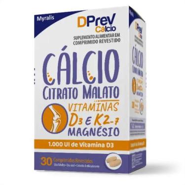 Imagem de Cálcio DPrev Cálcio 1000UI C/30 cpr. - Myralis
