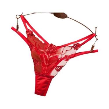 Imagem de Calcinhas Transparentes Sexy Para Mulheres, G String Sem Costura, Ling