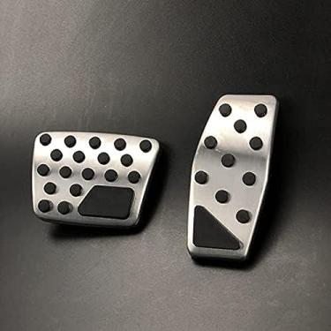 Imagem de Capa de almofada de pedal, para Jeep Compass 2017 2018 Renegade 2016-2018, AT Car Accelerator Pedal de freio pedal de apoio para os pés acessórios