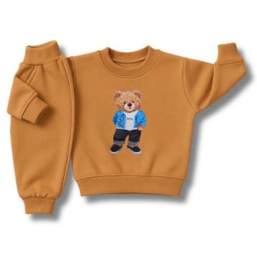 Imagem de Conjunto Infantil de Moletom Flanelado Bebê Unissex - Timiliki Baby We