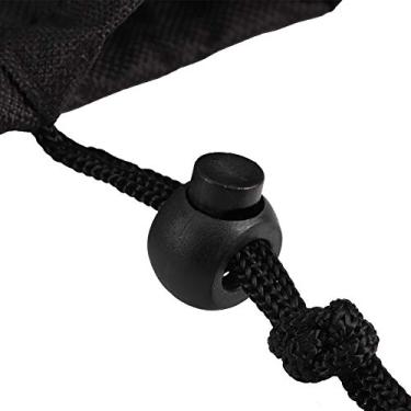 Imagem de Pssopp Capa de Motor de Popa de Pano Oxford 600d, Motor de Barco Rasgado Com Design à Prova de Intempéries, para Acessórios Marinhos de Barco a Motor Preto (M)