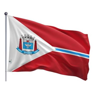 Imagem de Bandeira do Município de Suzano Uma Face Estampada Tamanho 70x100cm - 