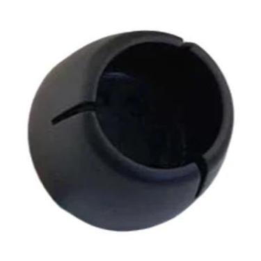 Imagem de Protetores De Pés De Cadeira Em Silicone Preto (16 Peças) Com Almofada