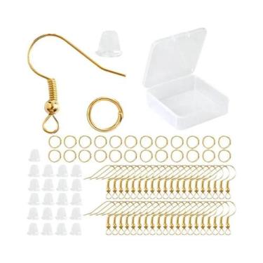 Imagem de Kit Para Fazer Brincos: Conjunto De Componentes De Joalheria Em Liga C