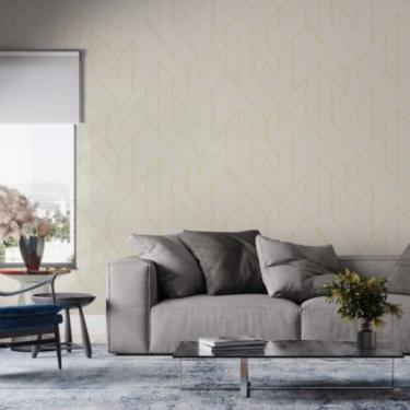 Imagem de Papel de Parede Bobinex Essencial Geométrico Cinza 4304