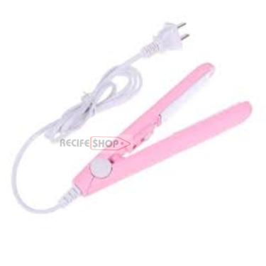 Imagem de Mini Chapinha Portátil Bivolt | Modeladora Ideal para Franjas e Viagens