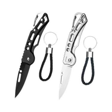 Imagem de Canivete Dobrável De Aço Inoxidável Portátil Para Sobrevivência, Caça,