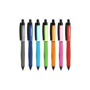 Imagem de Caneta stabilo palette gel 0.4mm - azul, preta e vermelha, Azul Claro