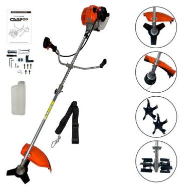 Imagem de Roçadeira a Gasolina 52cc 2,5HP Profissional Lateral Bipartida com Enx