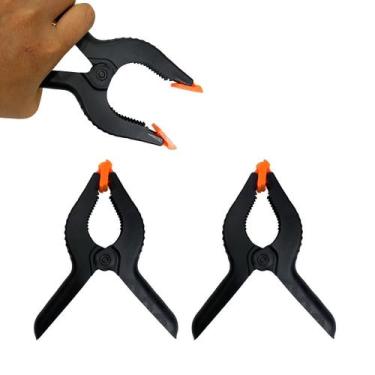 Imagem de Kit 2 Grampo Multiuso Aperto Rápido 6'' Pressão Marceneiro - Tuberias