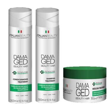 Imagem de Kit Tratamento E Terapia Capilar Hidratação Intensa 900 Ml - Italian B