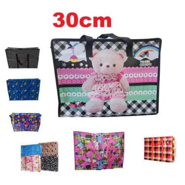 Imagem de Bolsa Sacola De Viagem 30Cm Estampa Sortida Com Ziper - Lynx Produções