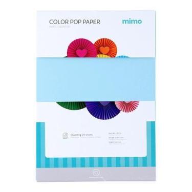 Imagem de Papel Color Pop Azul Água Mimo - A4 - 180 gr - 25 unds