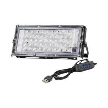 Imagem de Holofote LED UV À Prova d'Água 50W 100W 150W 395nm 400nm USB Luz Negra