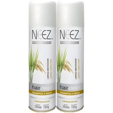 Imagem de Kit 2 Shampoo A Seco Para Cabelos Secos Neez Profissional Hidratante L