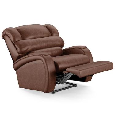 Imagem de Poltrona Do Papai Reclinável Kalie Power Touch Fh9 Pu Marrom Brilho - Mpozenato