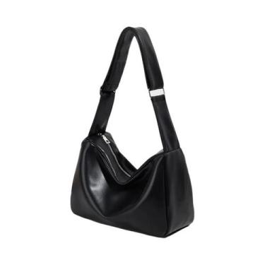 Imagem de Bolsa Tote Minimalista De Couro Macio Para Estudantes Universitários, 