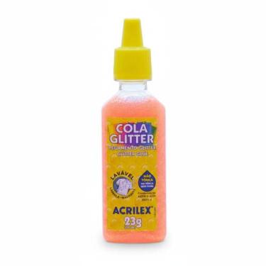 Imagem de Cola com Glitter Acrilex 23g Laranja