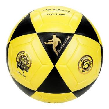 Imagem de Bola Futevolei Poker Rio Ou Amarela e Preta