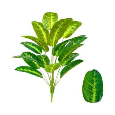 Imagem de Planta Artificial Grande De Palmeira Tropical 65-125cm Com Folhas De B