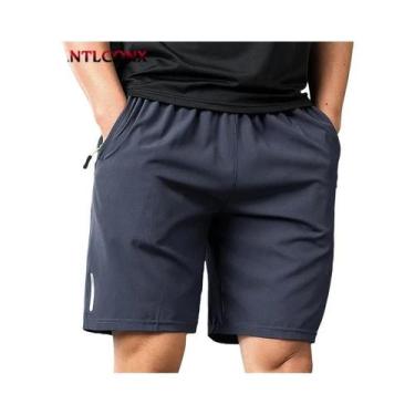 Imagem de Shorts de Corrida Masculino 3XL - Leve, Respirável e Secagem Rápida, 4
