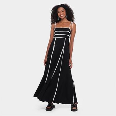 Imagem de Vestido Farm Cropped Vivo Bicolor-Feminino