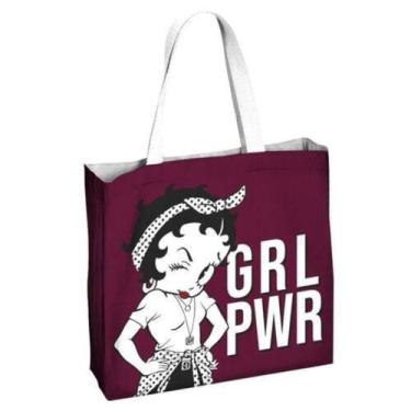 Imagem de Sacola Retornável Betty Boop Girl Power SRBP01 - Clio Style, Preto