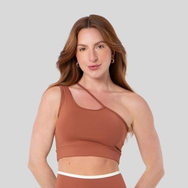 Imagem de Cropped Poliamida Academia Decote Quadrado Confortável-Feminino