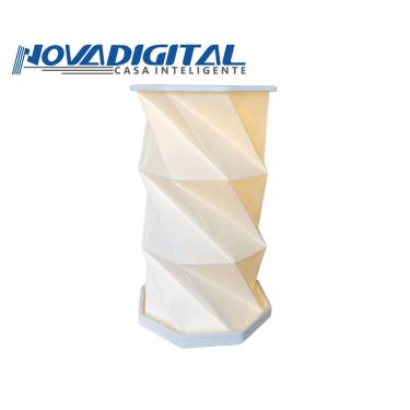Imagem de Luminária Rotativa Dobrável Branco Quente Branco Frio bateria Usb- Novadigital