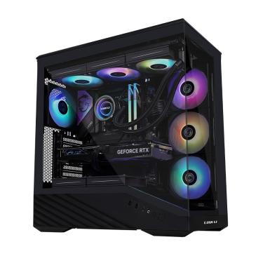 Imagem de Gabinete Gamer Lian Li Mid Tower Vector V100X Sem Fans Preto