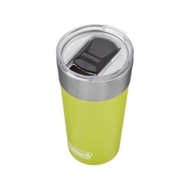 Imagem de Copo Térmico Coleman 600ml Inox Light Green Com Abridor, Light Green