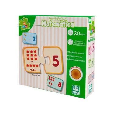 Imagem de Quebra-cabeça Pedagógico Descobrindo A Matemática - Nig Brinquedos