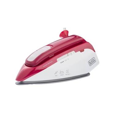 Imagem de Ferro de Viagem Black+Decker FXVG1-BR a Vapor e a Seco Vermelho Bivolt