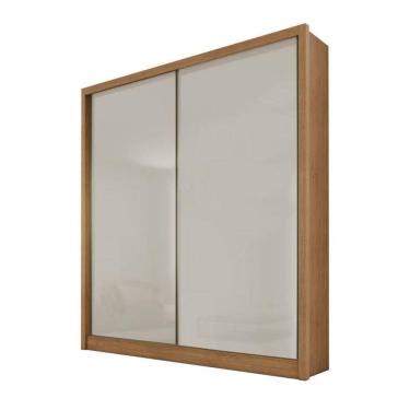 Imagem de Guarda Roupa Solteiro 2 Portas 3 Gavetas - Toledo-cumaru/fendi - Móveis Horizonte