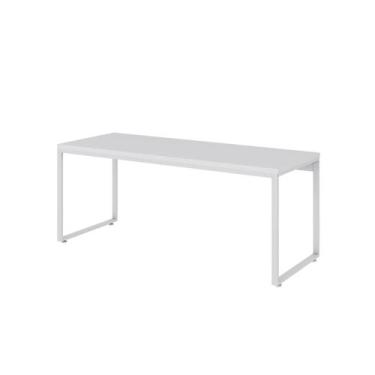 Imagem de Mesa Kuadra Diretor 180X70X75cm Estrutura Branca - Metalig, Branco Che