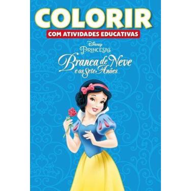 Imagem de Colorir atividades educativas princesas disney - branca de neve - RIDE