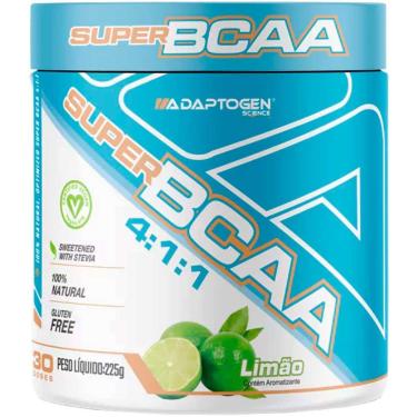 Imagem de Suplemento Super Bcaa 4:1:1 Adaptogen Pote 225g Sabor Limão-Unissex