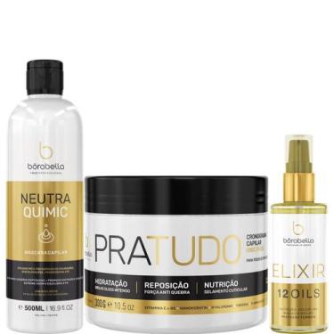 Imagem de Borabella NeutraQuimic 500ml + Pratudo 300g + Elixir 60ml