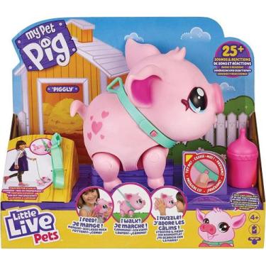 Imagem de Little Live My Pets Porquinho Pig Anda E Tem Som 00822 - Fun