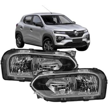 Imagem de Farol Inferior Dianteiro Parachoque Renault Kwid 23 24 25 26 Par 2pçs 