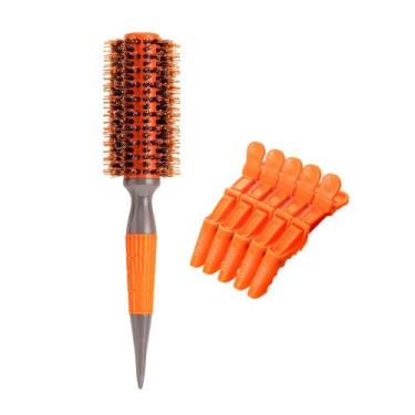 Imagem de Kit Escova Profissional Elite Pro + Clipe Crocodilo Profissional - Pro