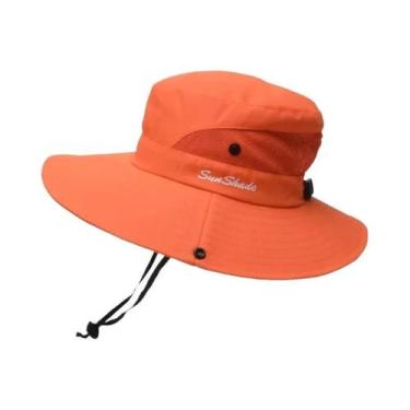 Imagem de Chapéu De Sol Feminino Para Verão, Respirável, De Poliéster, Dobrável,