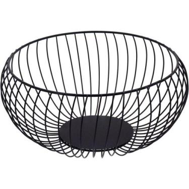 Imagem de Fruteira 12X26X26Cm Metal Preto - NH