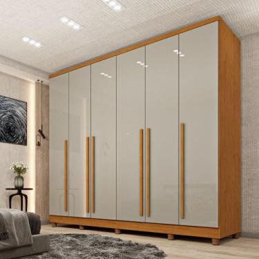 Imagem de Guarda-Roupa Casal 6 Portas 8 Gavetas Sevilla TCIL - Tcil moveis