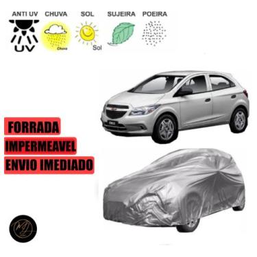 Imagem de Capa para cobrir Carro ONIX FORRADA  M - 100% Impermeável e Total Prot