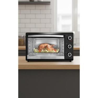 Imagem de Forno Elétrico 44L Preto Dupla Resistência 1500W 220V - Congratulation